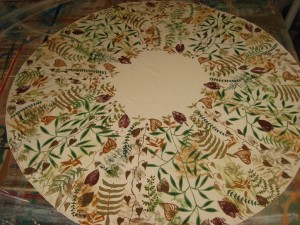 canvas rug